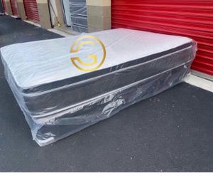 10” Queen Mattress Set PillowTop – Brand New –  Same Day Delivery Available 🚚