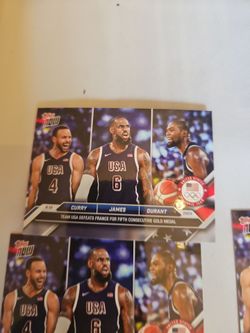 CURRY, JAMES, DURSNT TOPPS NOW, 9 Cards