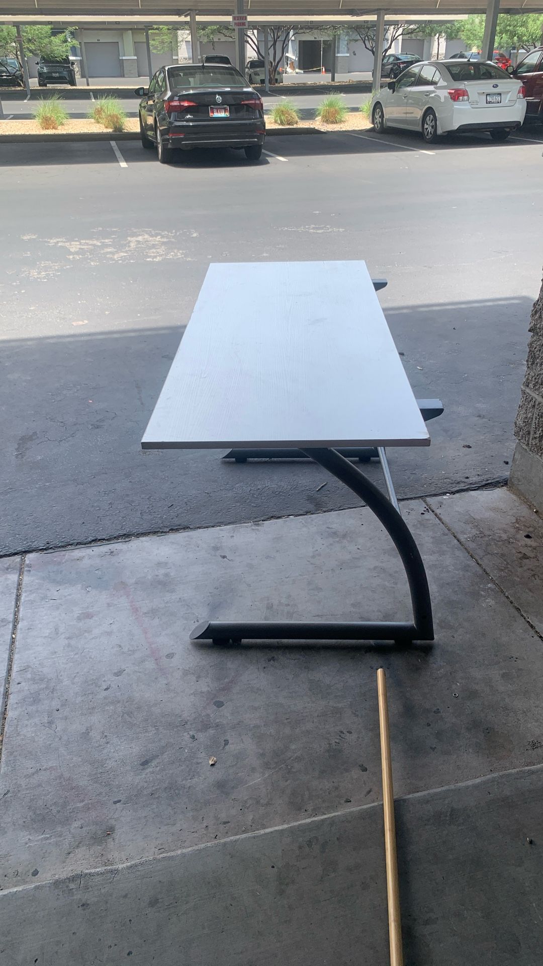 Desk with chair