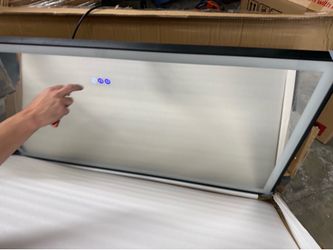 Framed Beveled LED Lighted Mirror 59 by 33”