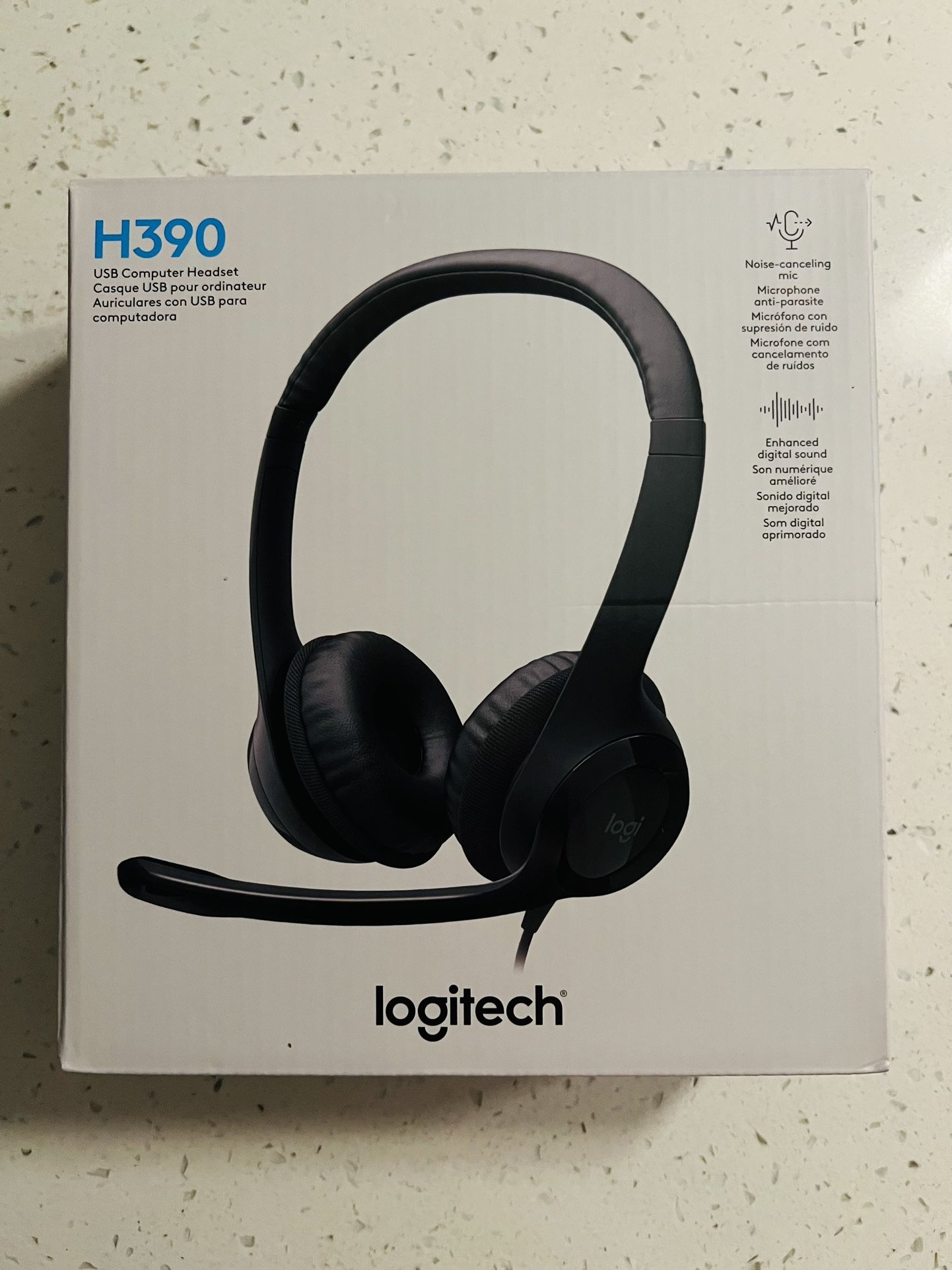 Logitech H390 Wired Headset for PC/Laptop,