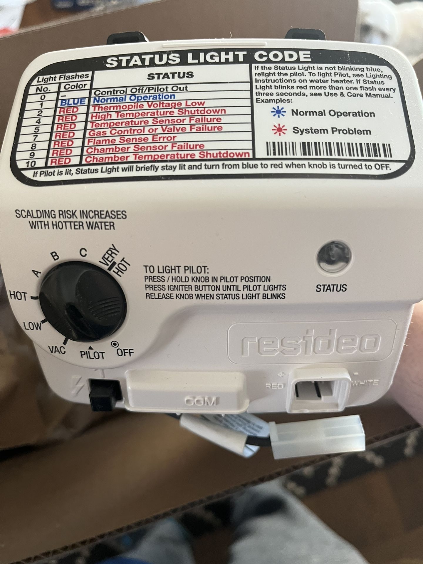 Water Heater Gas Controller SP20867D