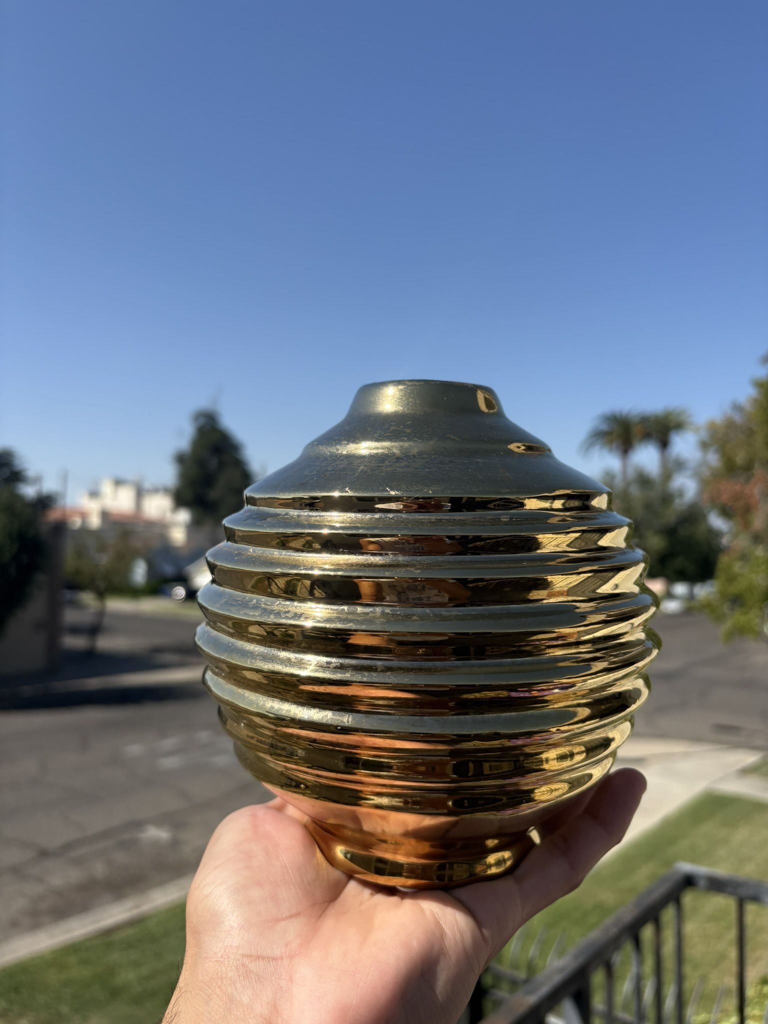 Gold Pot/ Vase