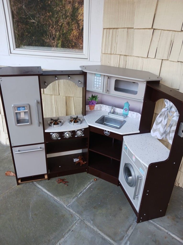Toy Kitchen, Stove, Refrigerator, Washing Machine, Children's Toy