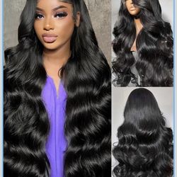 30 Inch Body Wave Lace Front Wigs Human Hair 13x6 HD Transparent Multi-Skin Tone Lace Frontal Wig Natural Hairline 200 Density 10A Brazilian Virgin Hu