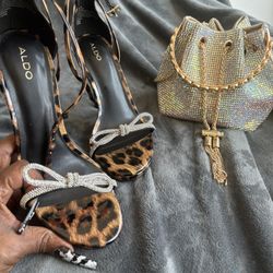 Aldo Leopard Heels