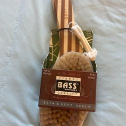 WET AND DRY BODY BRUSH NATURAL BRISTOLS. $20