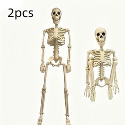 2-Pack Plastic Skeleton Halloween Decorations