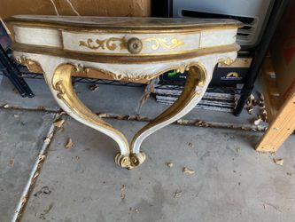 Ornate hanging side table