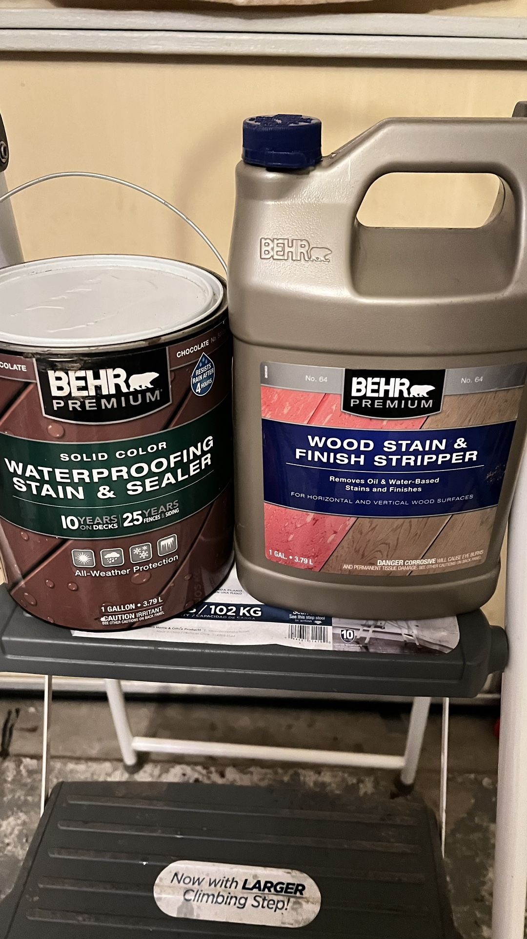 Behr Deck Stripper And Deck Stain