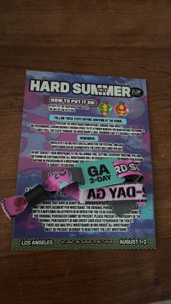 Hard Summer Tickets 2day