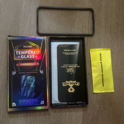 iPhone 15 Pro Max Tempered Glass Screen Protector – New