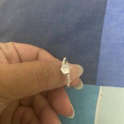 Real 925 Sterling Silver Wedding Ring Size 7