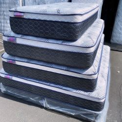 King Mattress:12in King Size Dream Luxury European Pillow Top Mattress 