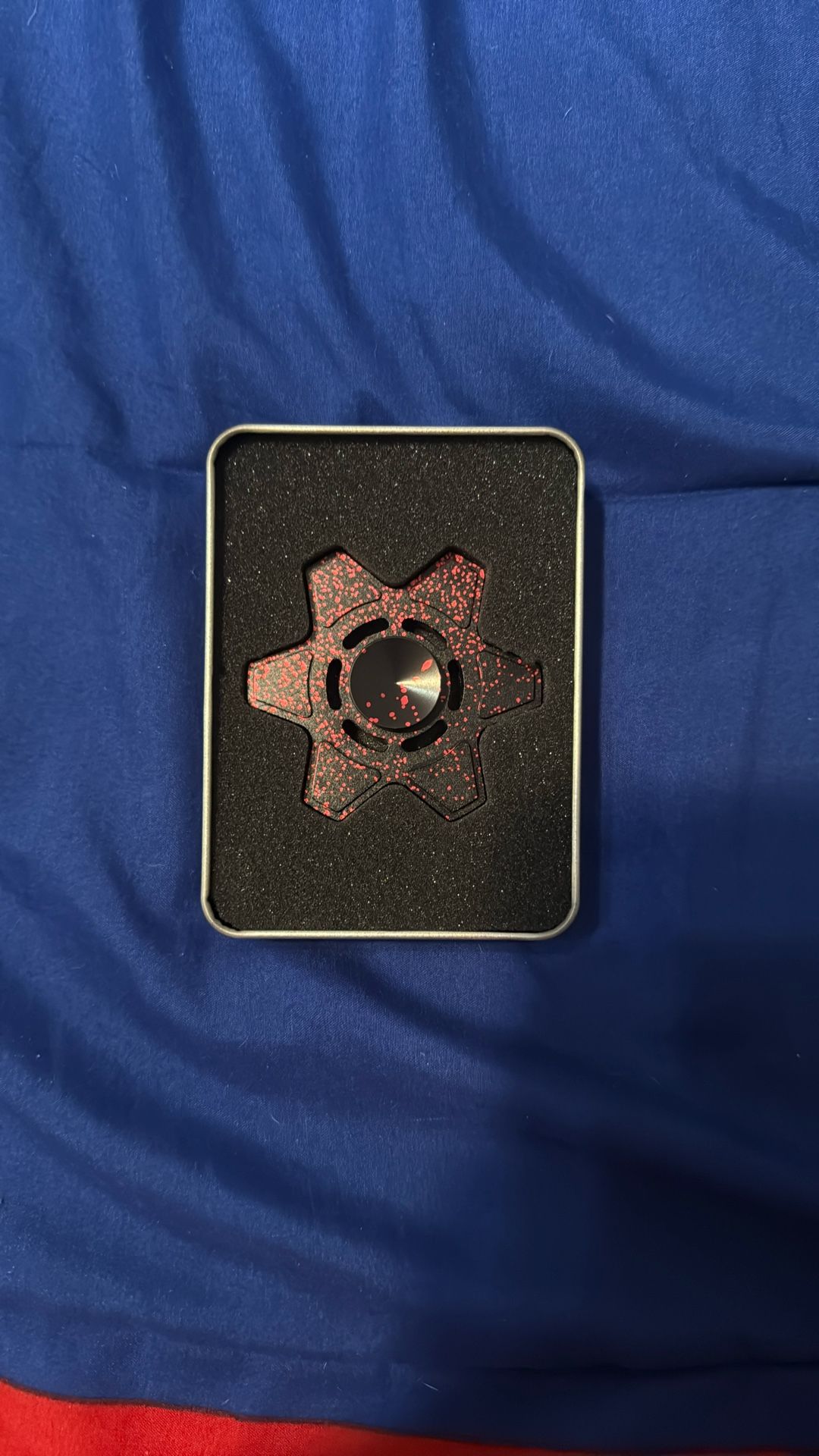 Red and Black Fidget Spinner