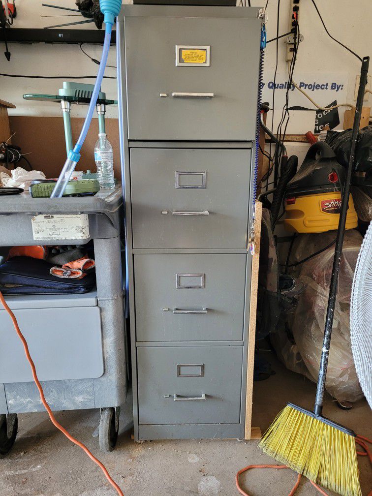 Metal File Cabinet With Key And Locks