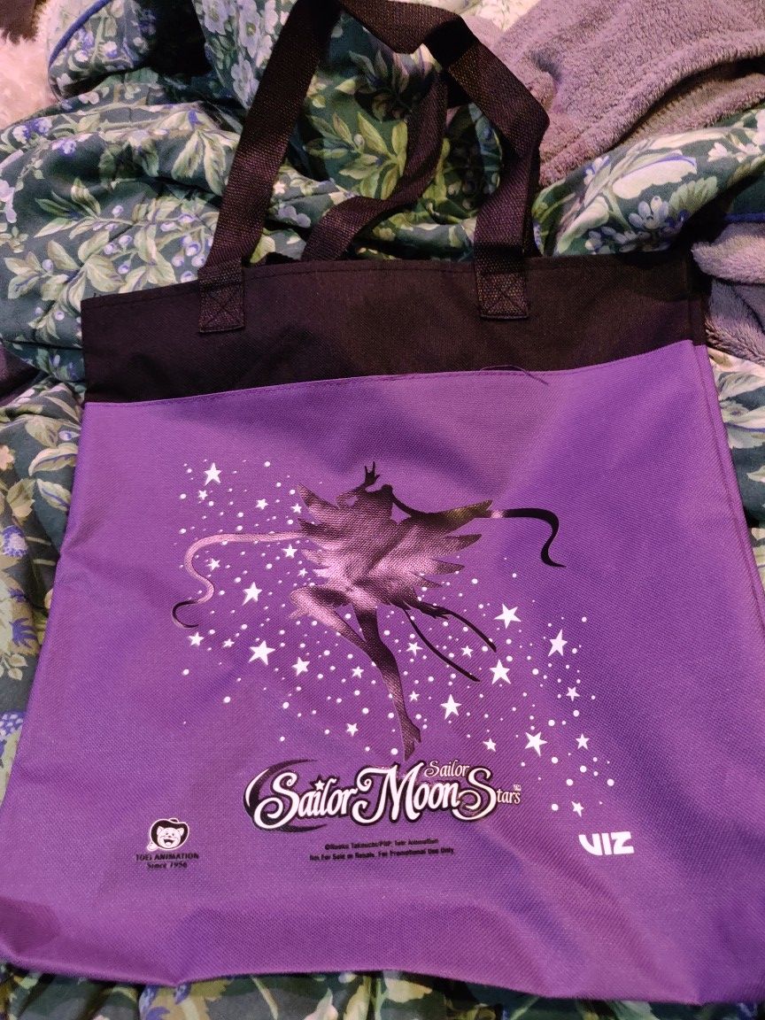 Anime Expo SDCC 2019 Exclusive Viz Media Sailor Moon Purple Tote Bag