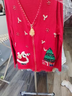 Traditions Christmas Cardigan Plus Size