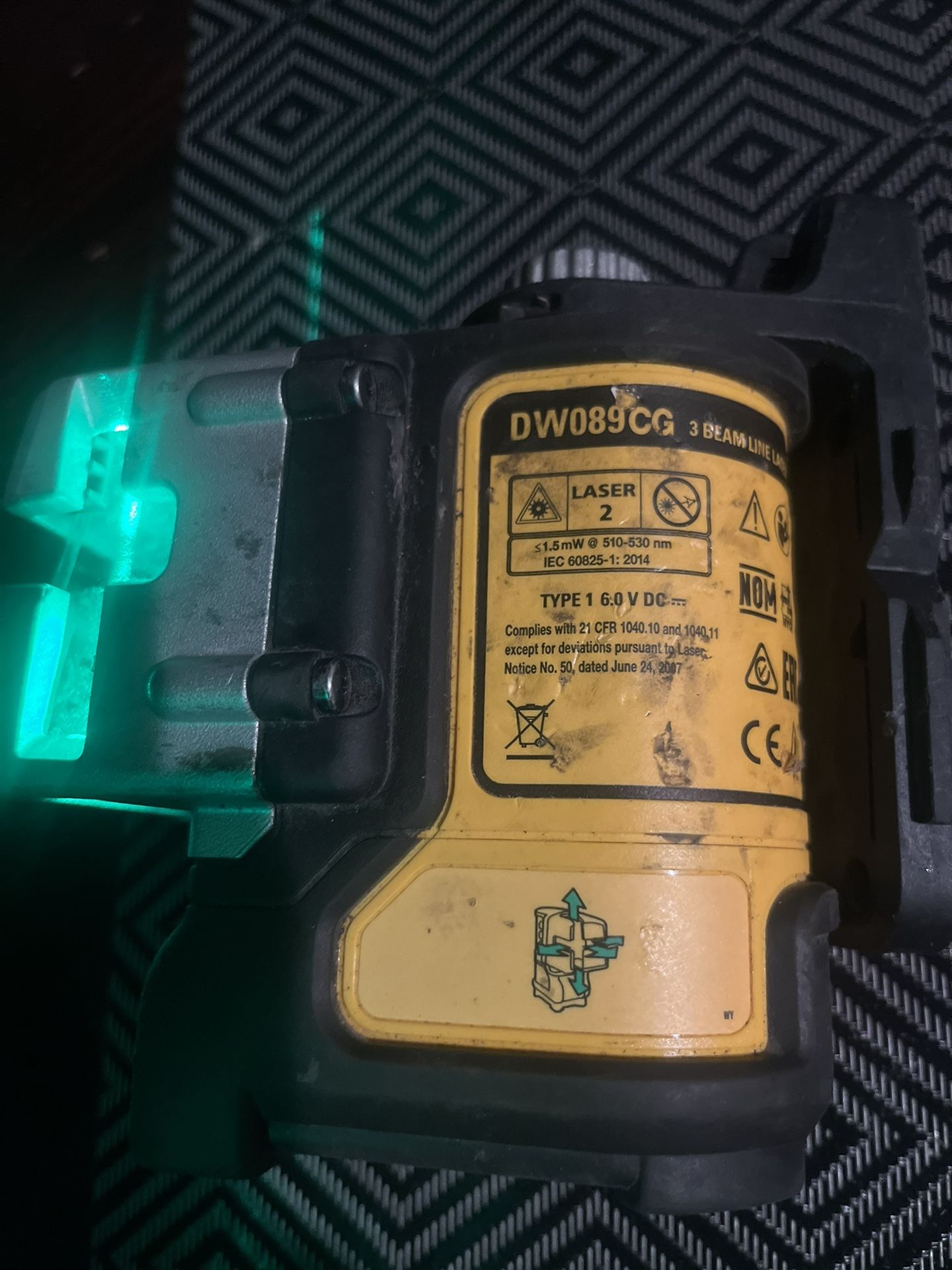 dewalt 3 line laser