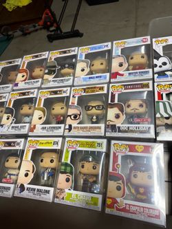 Funko pop lot Star Wars the Office Doc Holiday Bleach Mr Roger’s Bill Nye RBG  Oswald