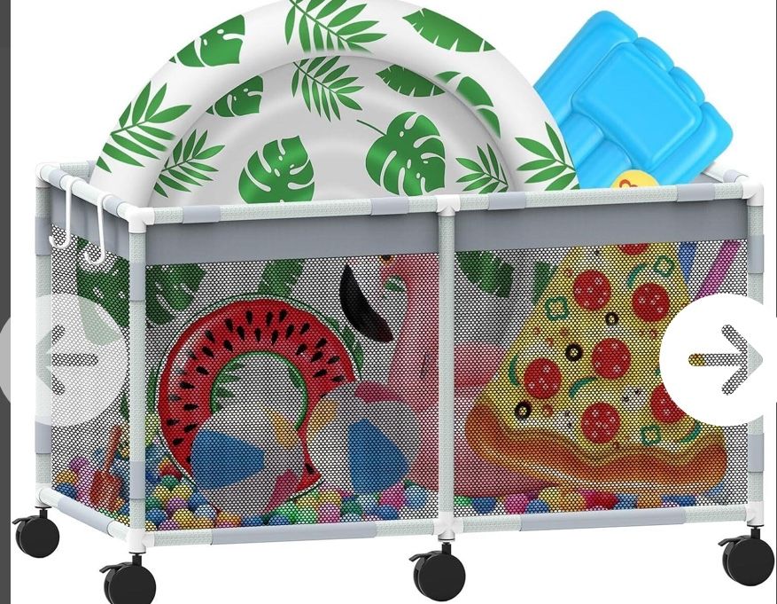 Pool Storage Bin, 285 Gal Organizer