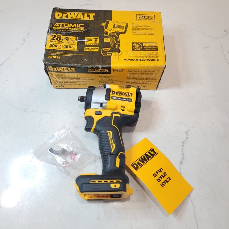 DEWALT ATOMIC 20V MAX Cordless Brushless 3/8 in.Variable Speed Impact Wrench (Tool Only)