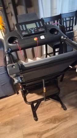 Folding Treadmill with LCD Console
