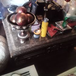Marble Coffee Table And Two End Tables