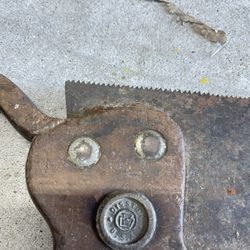 Antique Disston Hand Saw