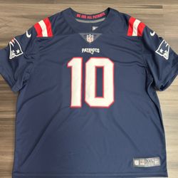 Nike New England Patriots Mac Jones #10 On Field Home Jersey Size 3XL XXXL