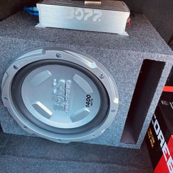 Used Boss Amp And Subwoofer 