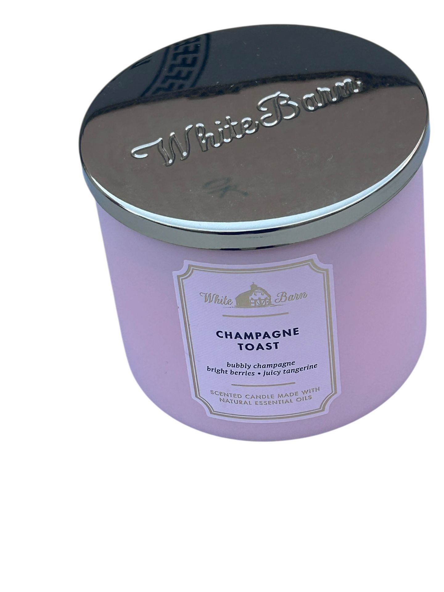 Bath & Body Works White Barn Champagne Toast 3-Wick Candle.