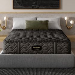 NEW MATTRESS BEAUTYREST BLACK HYBRID SERIES THREE PLUSH KING SIZE 