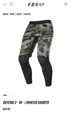 DEFEND 2 - IN - 1 WINTER SHORTS