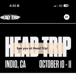 HEADTRIP SUNDAY WRISTBAND ONLY