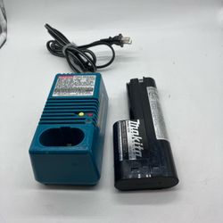 Makita Fast Charger DC1290 with Battery 1210