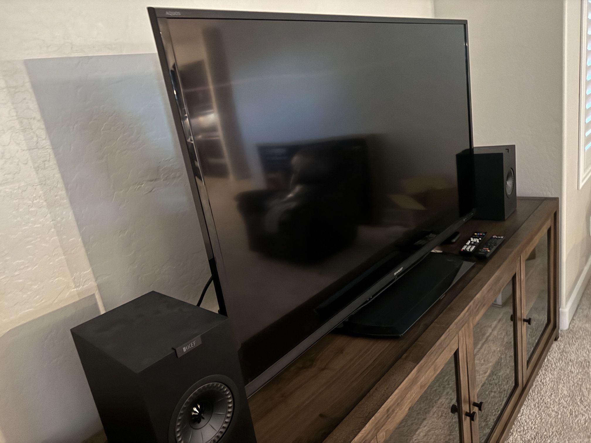 Sharp Aquos 60” smart LED TV