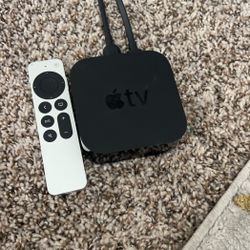 Apple Tv Box And Remote 