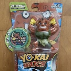 NEW Yo-Kai Watch Series Medal Medallion SGT. BURLY Figure Yo-Motion Hasbro Yokai