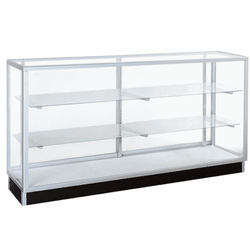 6 foot Silver Showcase Full Size Smokeshop Showcase