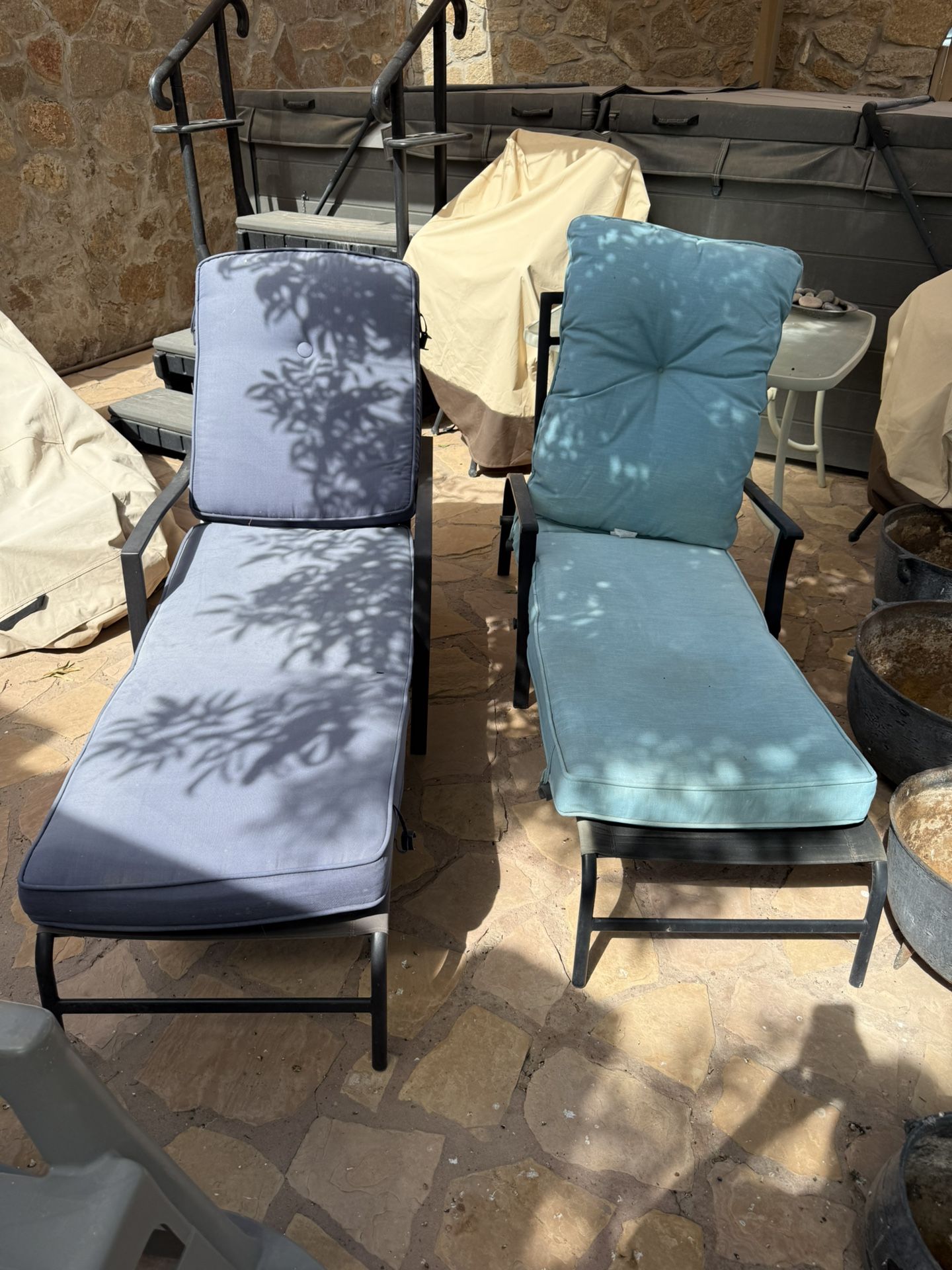Two Pool Chaise Lounger