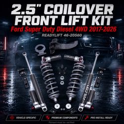 🔥 2.5" COILOVER FRONT LIFT KIT W/FALCON 3.3 SHOCKS - FORD SUPER DUTY DIESEL 4WD 2017-2026 🔥