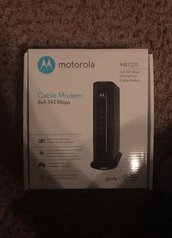 Motorola cable modem