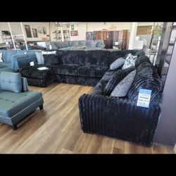 Brand New    Beautiful Black Fabric Super Soft To The Touch