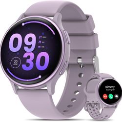 Smart Watches for Women for iPhone/Samsung/Android(Answer/Make Calls), 1.27'' AMOLED Screen 
