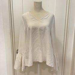 White Long Sleeve Blouse