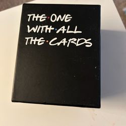 The one with all of the cards game $8