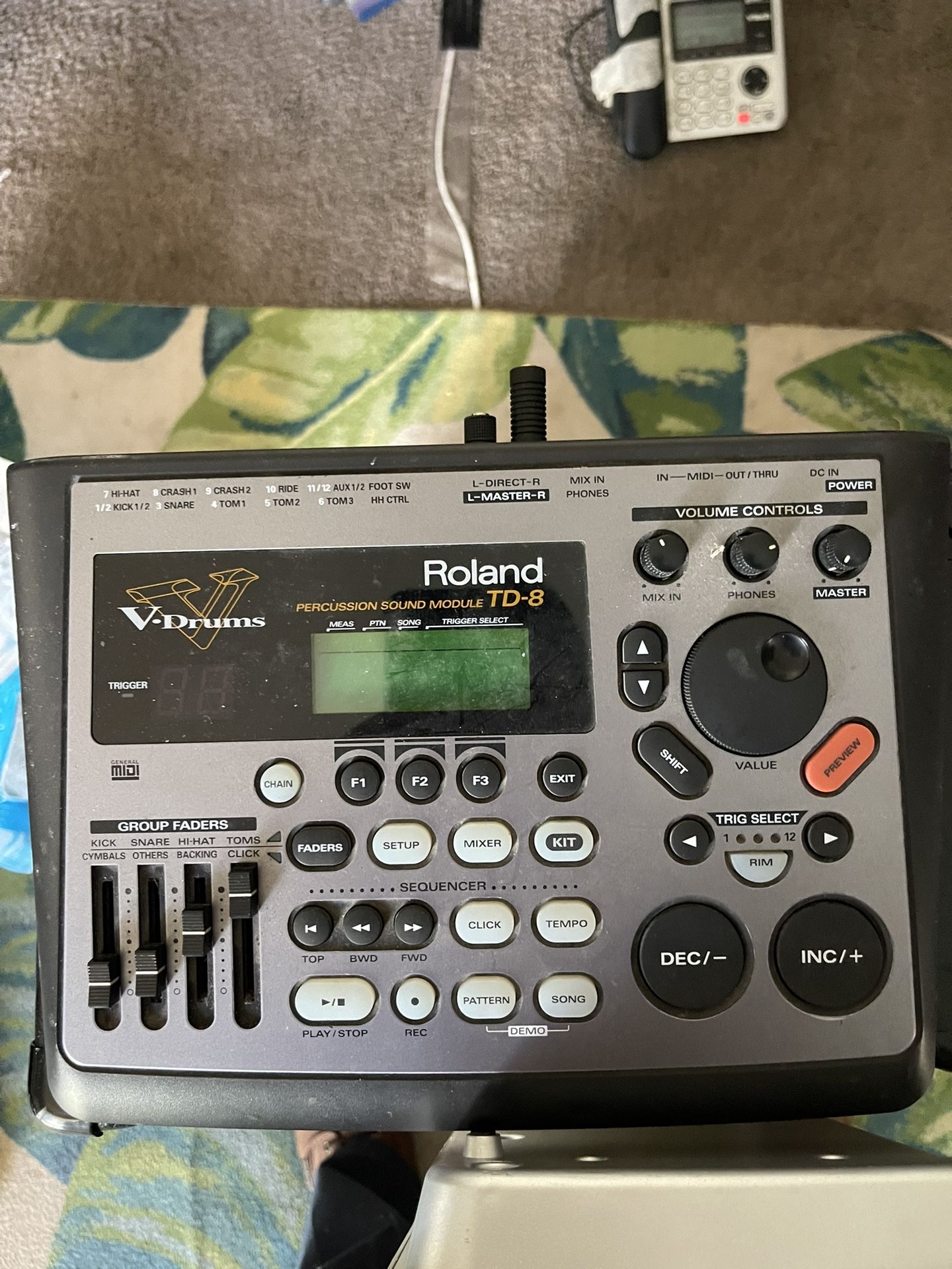 Roland TD-8 Electronic V-Drum Brain Module TD8