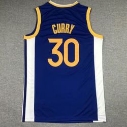 Stephen Curry #30 Golden State Warriors Royal Blue Stitched Basketball Jersey