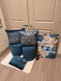 Teal Decor